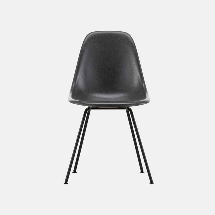 Ook Opgetild limoen Vitra Eames Fiberglass Side Chair DSX Onderstel Zwart – Design Oostende