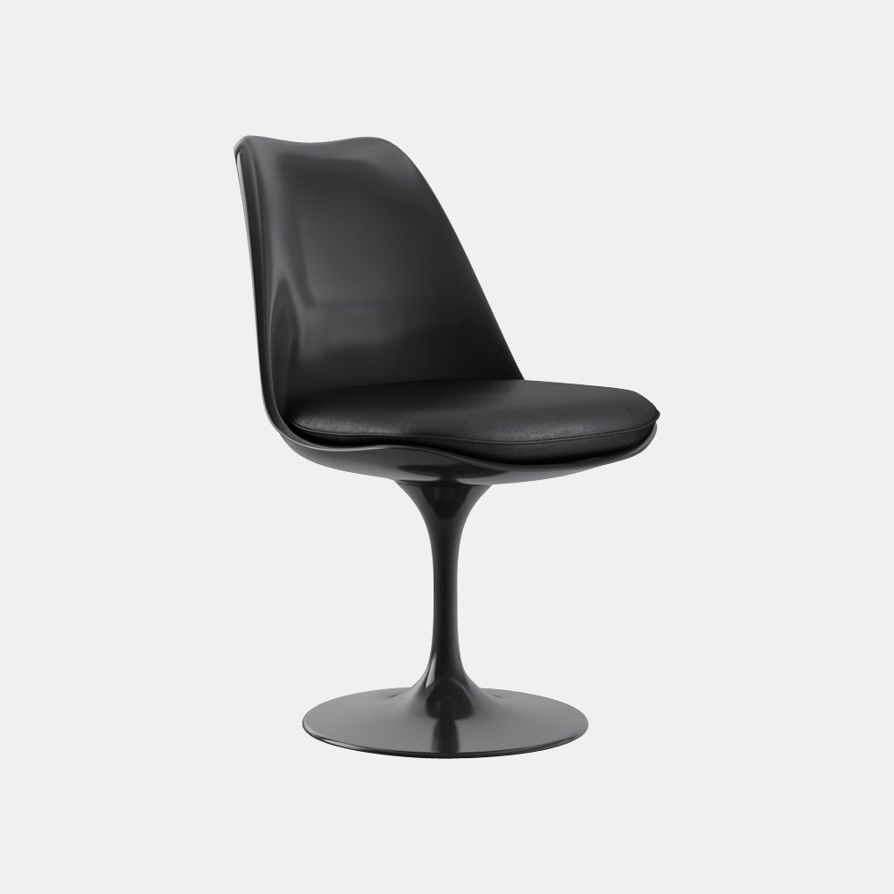 knoll-eero-saarinen-tulip-side-chair-zwart-vinyl-zwart-001shop